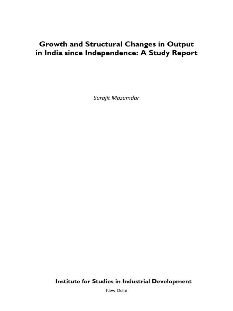 Growth and Structural Change | PDF