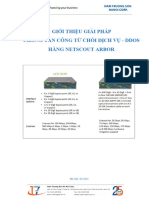 Giải pháp chống tấn công DDoS của Netscout Arbor v1 1