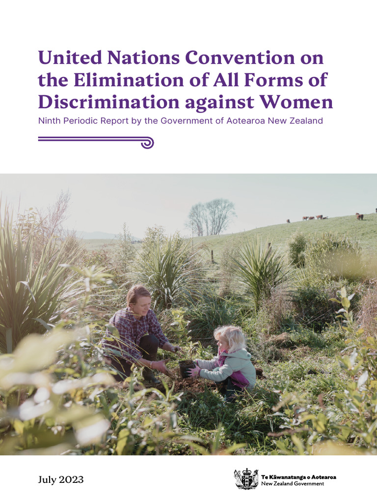 FINAL Ninth Periodic NZ CEDAW Report | PDF | Gender Studies | Gender ...