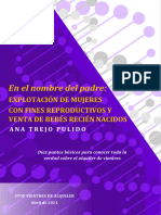 En El Nombre Del Padre EXPLOTACIÓN DE MUJERES CON FINES REPRODUCTIVOS Y VENTA DE BEBÉS RECIÉN NACIDOS