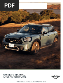 MINI F60 Owners Manual
