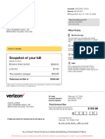 Verizon Bill