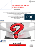 Anatomia Do Diagnóstico Precoce Do Abdome Agudo