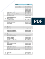 Jadwal Kegiatan Magang