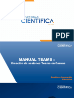 Manual Teams - Canvas Docentes