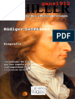 Ebook SAFRANSKI, RÜDIGER - Schiller (O La Invención Del Idealismo Alemán) (Por Ganz1912)