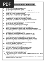 Direct To Indirect (157 Solved Sentences)