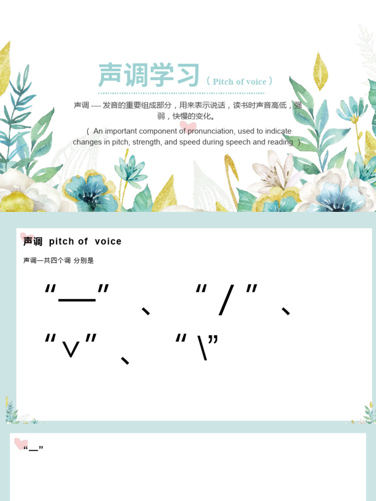声调学习 | PDF