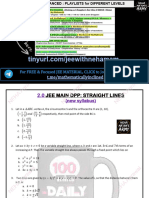 DPP Qs 2.0 STRAIGHT LINES (New Syllabus)