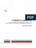 Vyrocna Sprava UVZ TC 2014