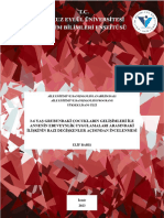 3-6 Yaş Grubundaki Çocuklarin Gelişimleri İle Annenin Ebeveynlik Uygulamalari Arasindaki İlişkinin Bazi Değişkenler Açisindan İncelenmesi