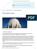 Stockage Du Gaz Naturel - Types de Stockage, Capacités Et Acteurs Majeurs