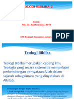 Teologi Biblika 2 18 Mar 2024