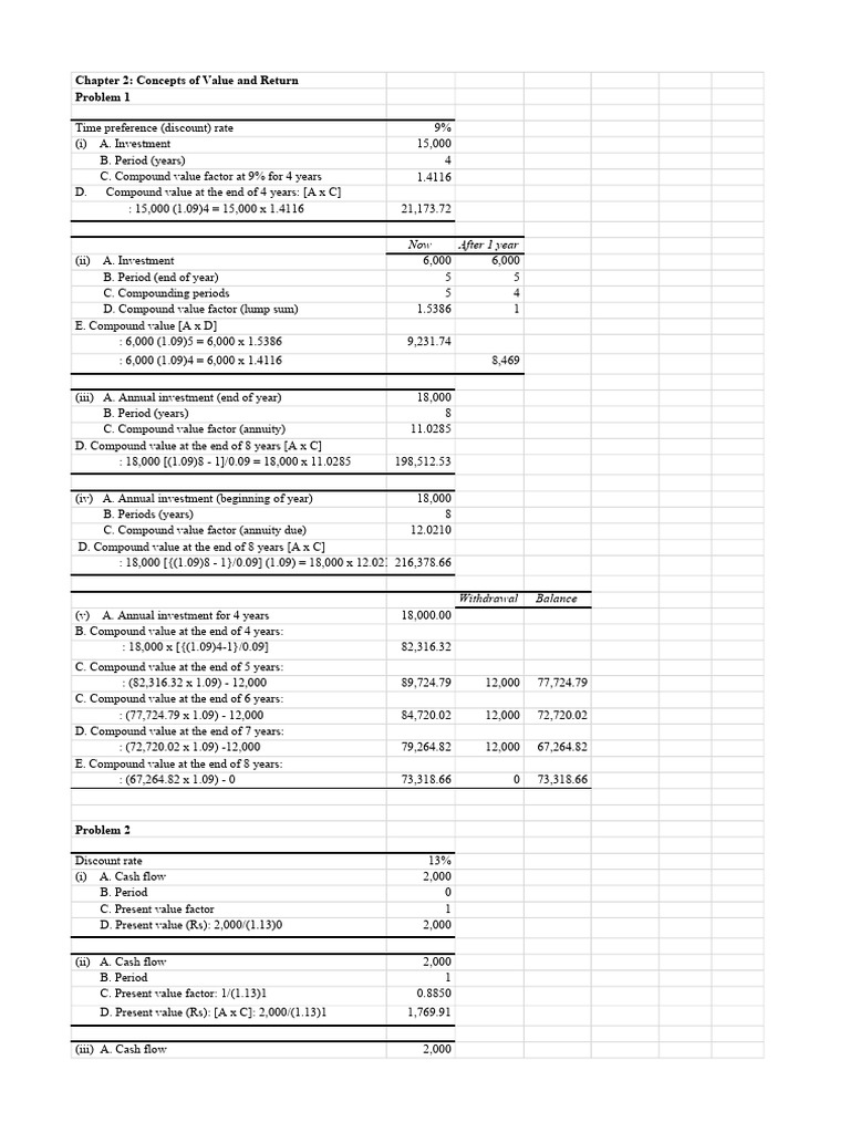 ch.2 Sem.2 | PDF | Present Value | Internal Rate Of Return