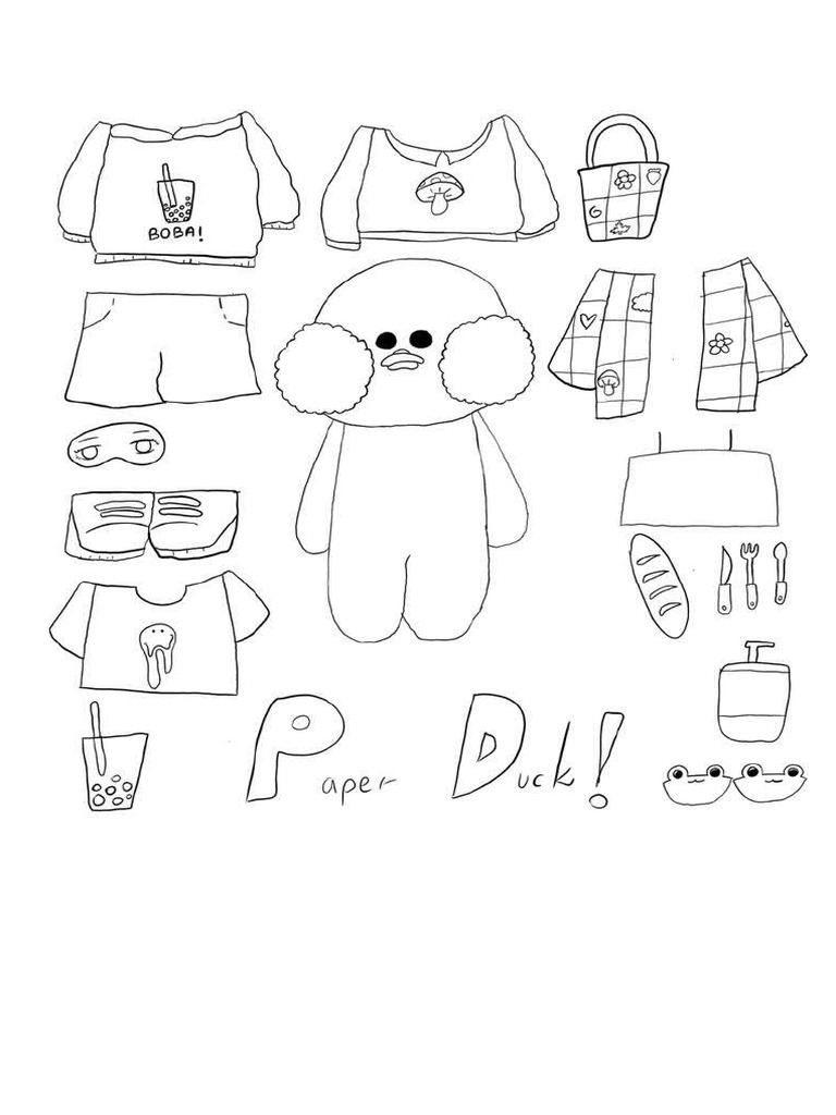 Dibujos Patito Tik Tok | PDF