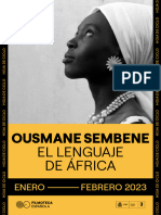 Filmoteca Madrid Programa de Enero 2023 Hoja de Ciclo Ousmane Sembene El Lenguaje de Africa