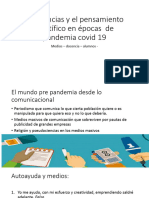 Las Ciencias en Épocas de Pandemia Covid 19