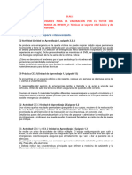 UF0678: Apoyo Al Soporte Vital Avanzado.: E2 Actividad (Unidad de Aprendizaje 1, Epígrafe 2.2.2)