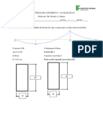 Exercícios de Dimensionamento de Vigas de Concreto Armado