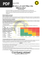 Guía de la matriz de riesgo 5x5 | PDF | Riesgo | Evaluación de riesgos