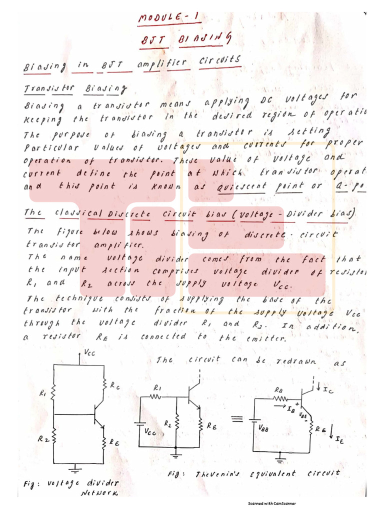 Analog Circuits Complete Notes 4th Sem | PDF