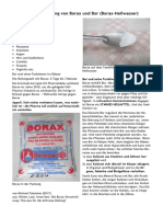 Borax Ausführlich Beschrieben - Anwendung - Dosierung