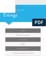 Proyectos de Inversion Publica