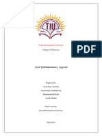 Anti Inflammatory Agents: Tishk International University