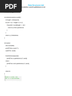 Data Structures Lab