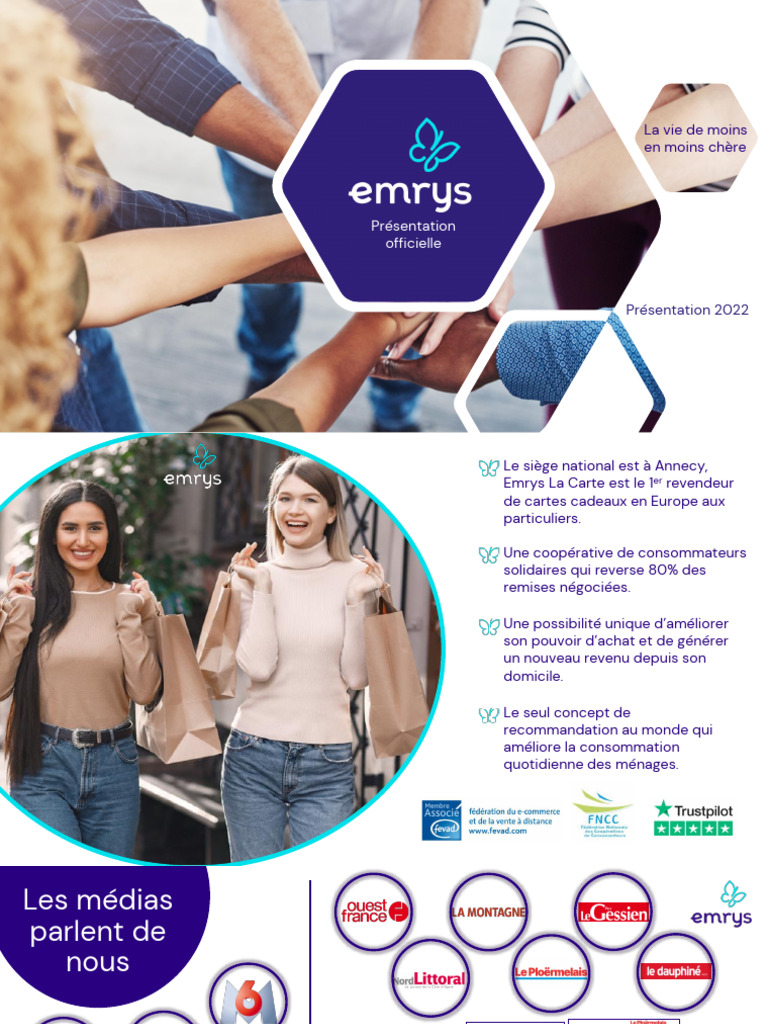 Emrys : Coopérative de Consommation Solidaire | PDF | Carte cadeau