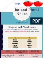 English 3 Singular and Plural Nouns