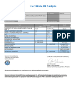 CoAs... Hidroxipropilmetilcelulosa (HPMC) (Methocel K100M Premium-2208) - CoA L-1HJ0370 (Spectrum)