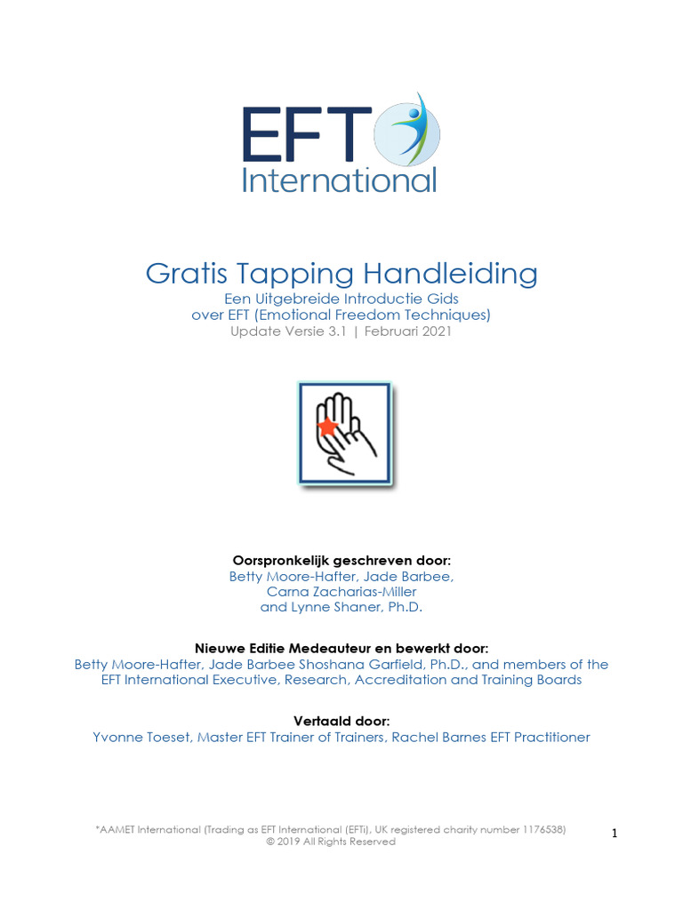 EFT Manual - 3.1 Vertaling NL - July 2021 | PDF