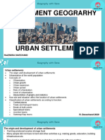 5 Geography Grade 12 Urban Settlements PPT's