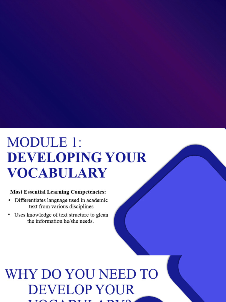 Vocabulary Development Techniques | PDF | Word | Adjective