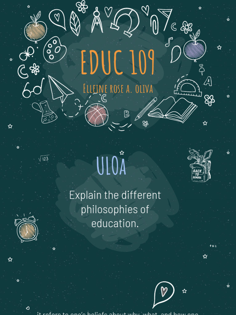 Educational Philosophies Explained | PDF | Learning | Constructivism ...