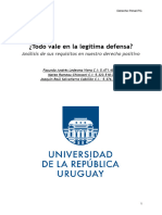 Trabajo Externo DP Legítima Defensa