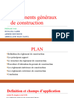 Règlements Généraux de Construction: Encadré Par