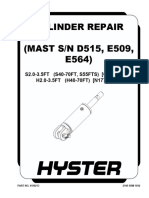 Cylinder Repair (MAST S/N D515, E509, E564)