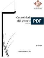 Consolidation Des Comptes (Correction TDS)