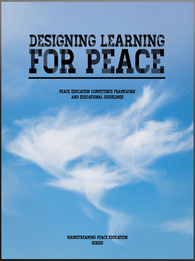 Peace Education Competence Framework | PDF | Peacebuilding | Peace
