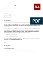 Cover Letter Template 1 - Initials