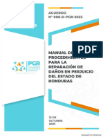 Manual de Procedimientos para La Reparación de Daños en Perjuicio Del Estado de Honduras