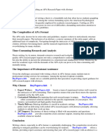 Example of Apa Research Paper With Abstract