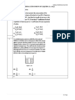 Thermal Expansion of Liquids (L) (M