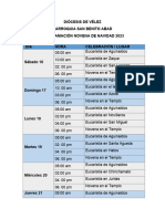 Programación Novena de Navidad 2023