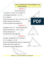 SSLC Mathematics Important Questions Chap 5 EM TRIGONOMETRY