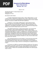 Johnson To Schumer Letter