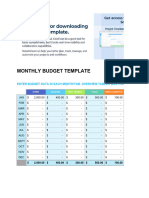 IC Monthly Budget 8823