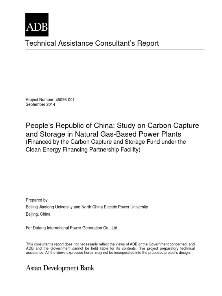 Carbon Capture in Natural Gas Plants | PDF | Carbon Capture And Storage ...